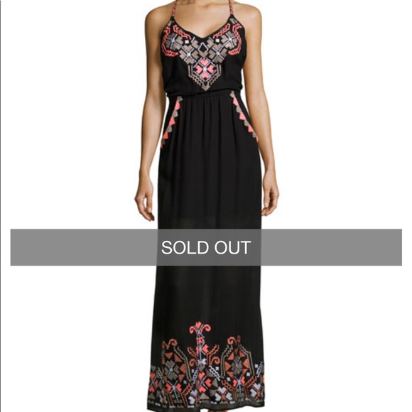 Yoana Baraschi Fiji Geo Embroidered Racer Maxi - Picture 6 of 8